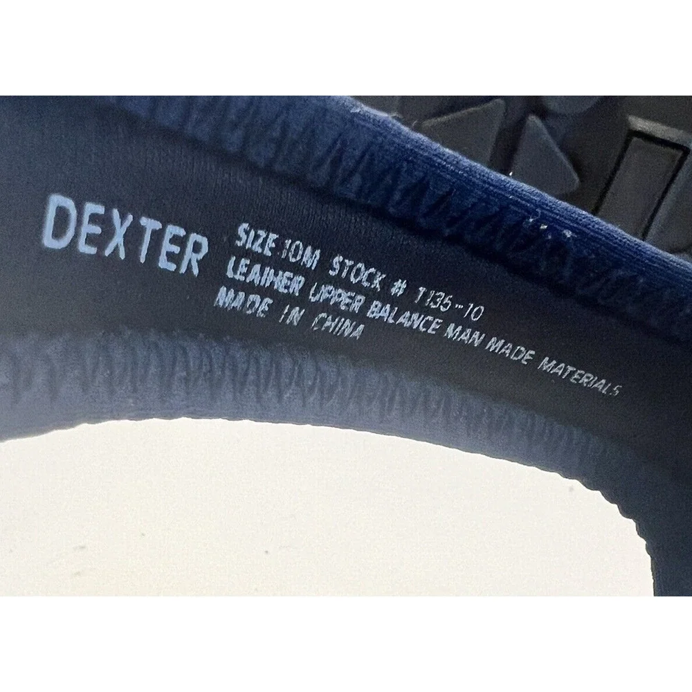 Dexter Men's Leather Tan/blue Sandals Beach Fishing Outdoor Shoes Size 10m